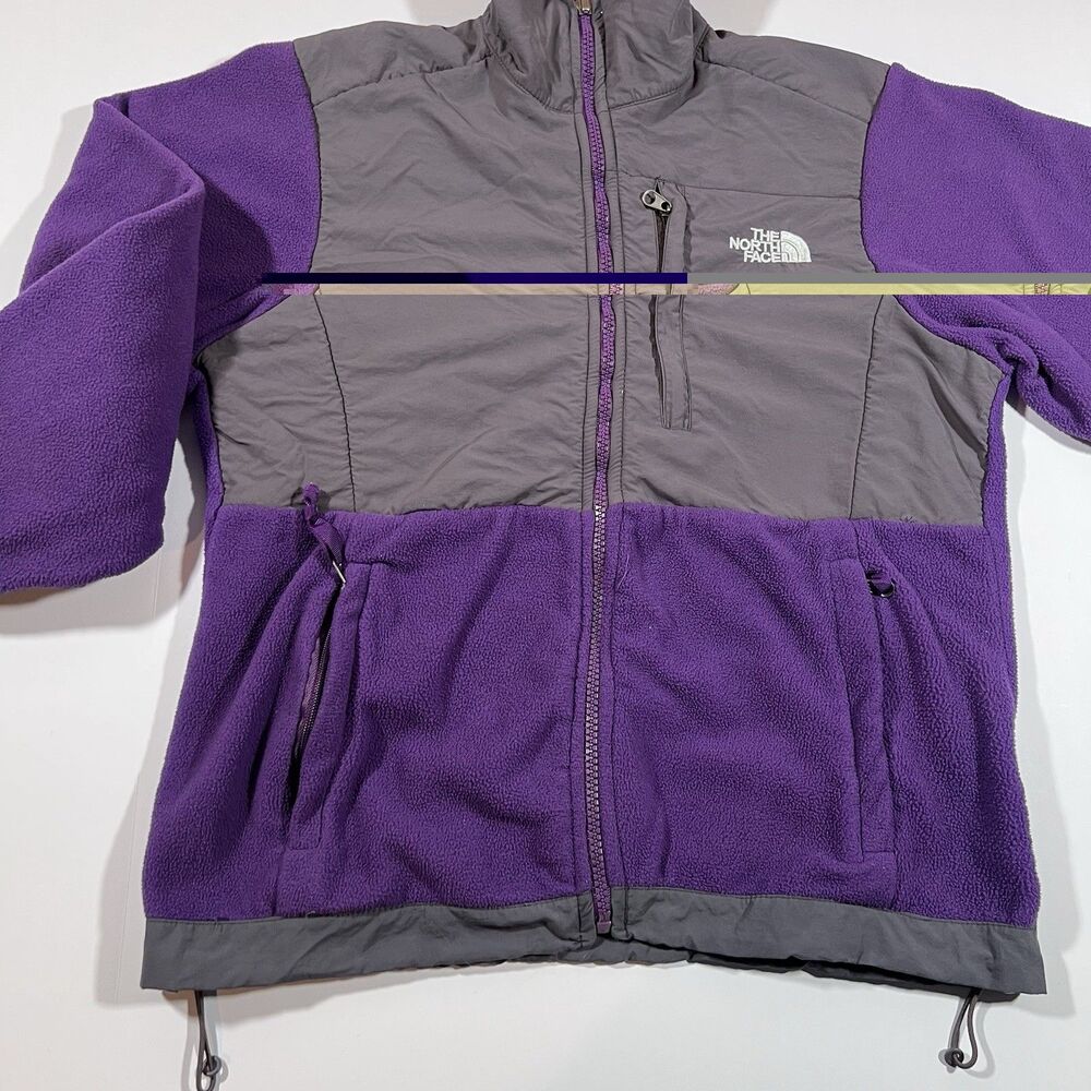 Vintage The North Face Fleece Jacket Nylon Panel Women's Small Outdoor - Picture 4 of 10